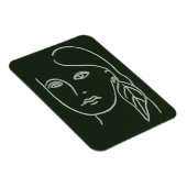 Malachite Portrait Magneet (Rechterzijde)