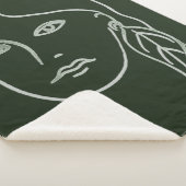 Malachite Portrait Sherpa Deken (3/4)