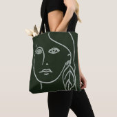 Malachite Portrait Tote Bag (Dichtbij)