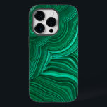 Malachite Slice Mineral Stone Phone Case<br><div class="desc">Foto Close-up uitzicht van een plaat van malachiet. Kies je iphone model of transfer naar een ander hoesje type</div>