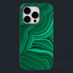 Malachite Slice Mineral Stone Phone Case<br><div class="desc">Foto Close-up uitzicht van een plaat van malachiet. Kies je iphone model of transfer naar een ander hoesje type</div>