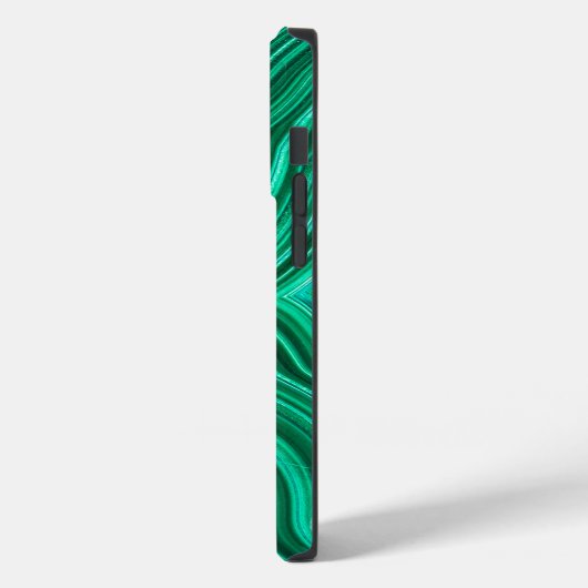 Malachite Slice Mineral Stone Phone Case (Achterkant / Links)