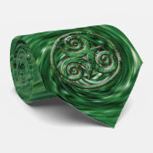 Malachite Triskel Stropdas (Opgerold)