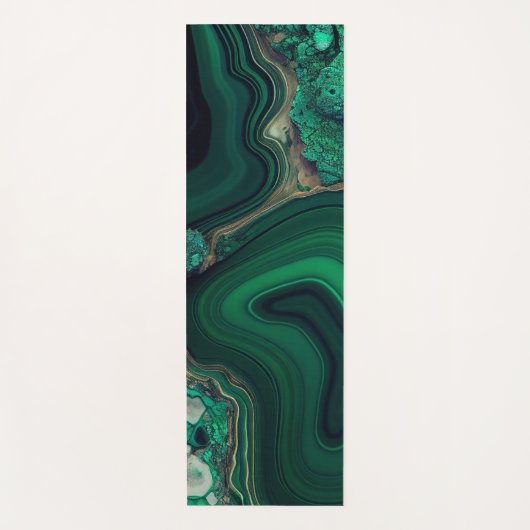 Malachite Yoga Mat (Voorkant)
