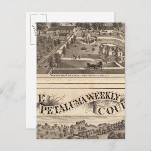 Malacomes Rancho Briefkaart (Voorkant / Achterkant)