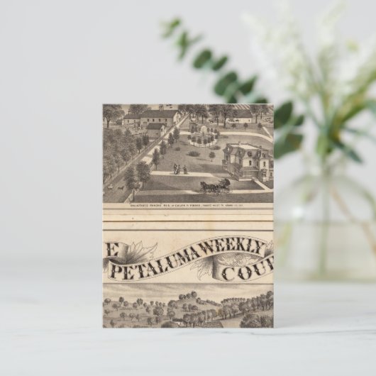 Malacomes Rancho Briefkaart (Staand voorkant)