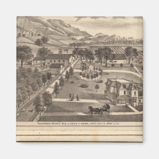 Malacomes Rancho Magneet (Voorkant)