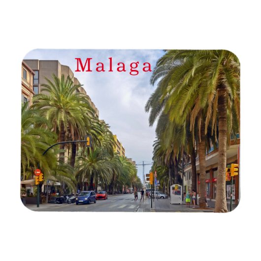 Malaga. #15. magneet (Horizontaal)