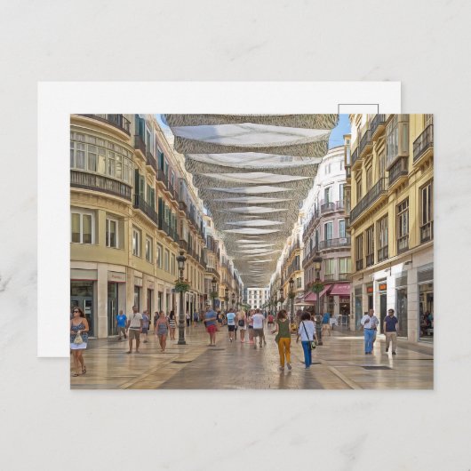 Malaga. #19.   briefkaart (Voorkant / Achterkant)