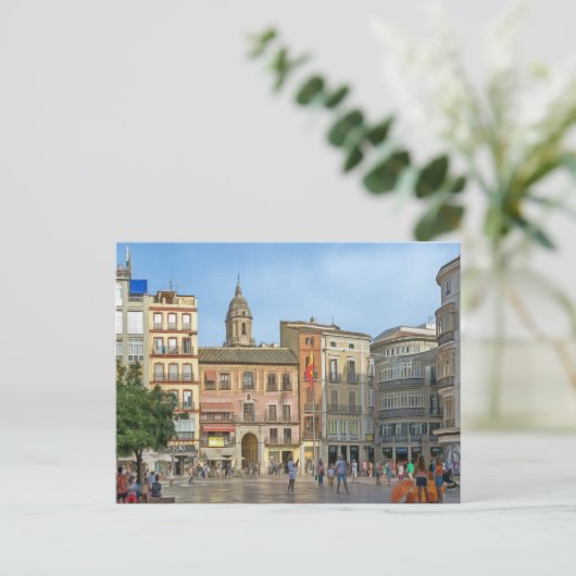 Malaga. #21.   briefkaart (Staand voorkant)