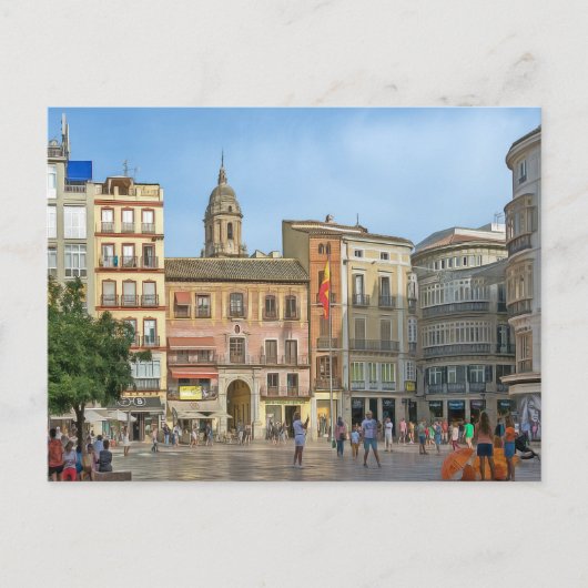 Malaga. #21.   briefkaart (Voorkant)
