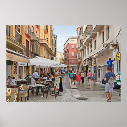 Malaga. #23. poster (Voorkant)