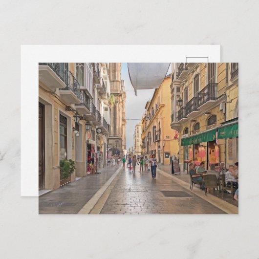 Malaga. #25.   briefkaart (Voorkant / Achterkant)