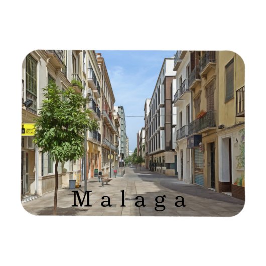 Malaga. #29. magneet (Horizontaal)