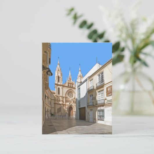 Malaga. 2.   briefkaart (Staand voorkant)