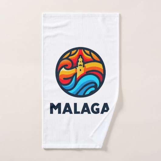 Malaga 3 bad handdoek (Handdoek)