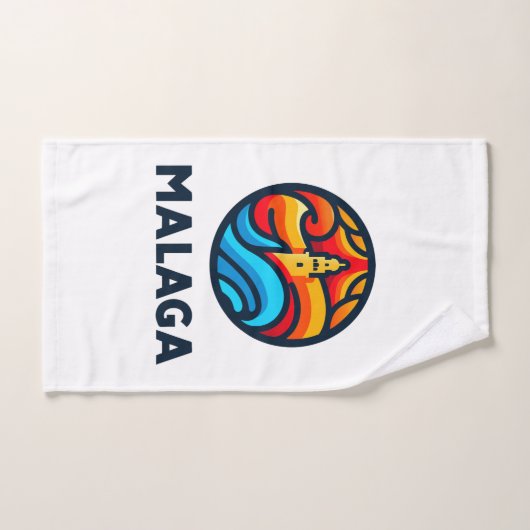 Malaga 3 bad handdoek (Handdoek)