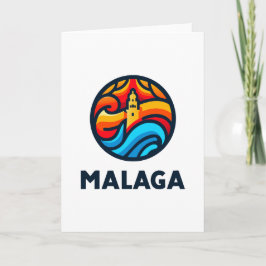 Malaga 3 bedankkaart