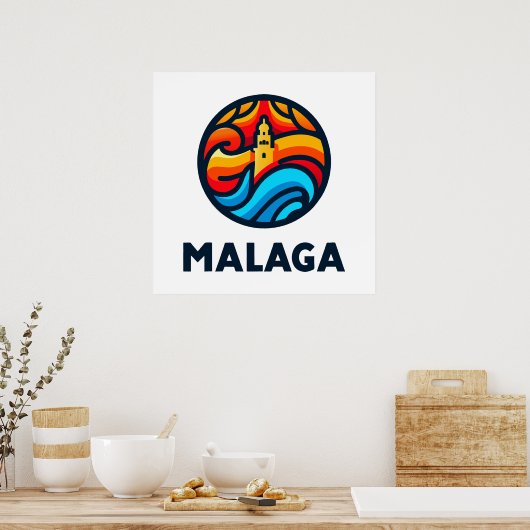 Malaga 3 poster (Keuken)