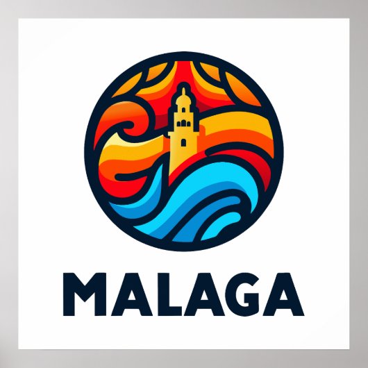 Malaga 3 poster (Voorkant)