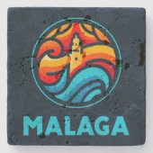 Malaga 3 stenen onderzetter (Voorkant)