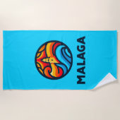 Malaga 3 strandlaken (Voorkant)