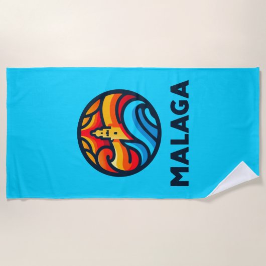 Malaga 3 strandlaken (Voorkant)