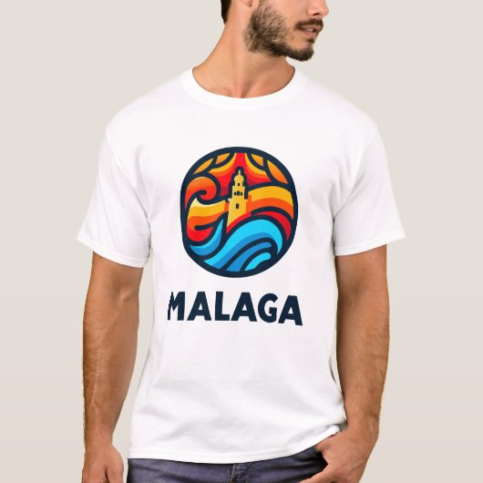 Malaga 3 t-shirt (Voorkant)
