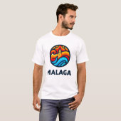 Malaga 3 t-shirt (Voorkant volledig)