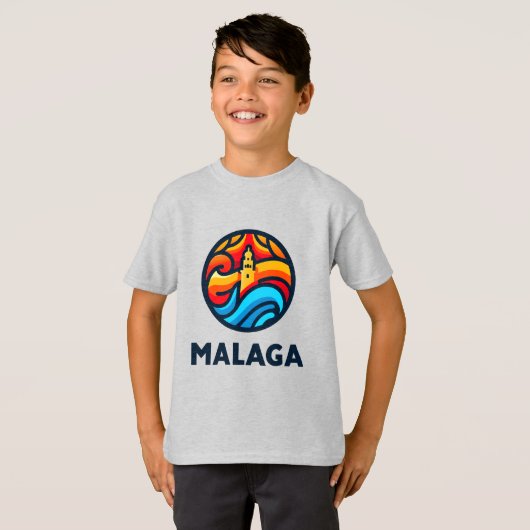 Malaga 3 t-shirt (Voorkant volledig)