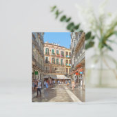 Malaga. 5. briefkaart (Staand voorkant)
