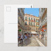 Malaga. 5. briefkaart (Voorkant / Achterkant)