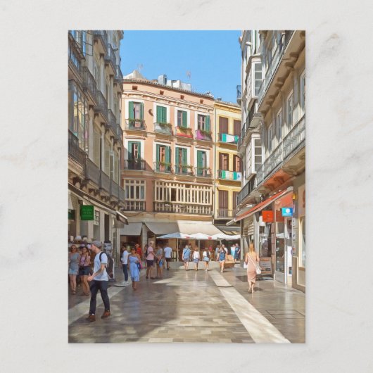 Malaga. 5. briefkaart (Voorkant)