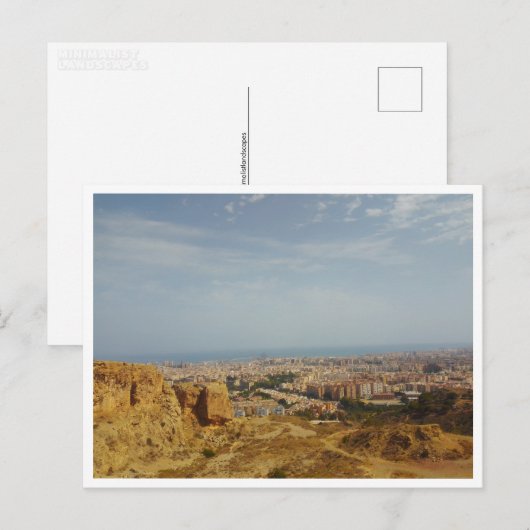 Malaga, Andalusië (Spanje) Briefkaart (Voorkant / Achterkant)