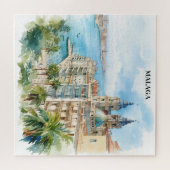 Malaga Andalusië Spanje Reizen Legpuzzel (Horizontaal)