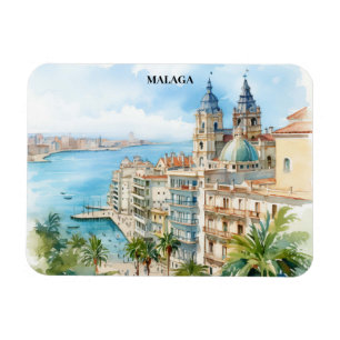 Malaga Andalusië Spanje Reizen Magneet
