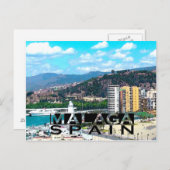 Malaga Briefkaart (Voorkant / Achterkant)