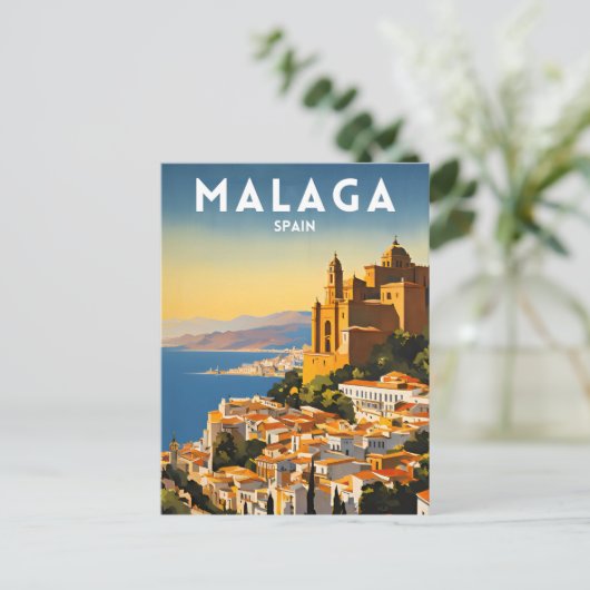 Malaga Briefkaart (Staand voorkant)