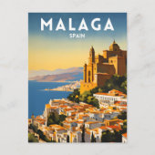 Malaga Briefkaart (Voorkant)