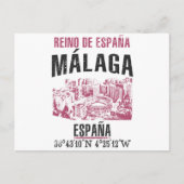Málaga Briefkaart (Voorkant)