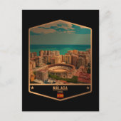 Málaga Briefkaart (Voorkant)