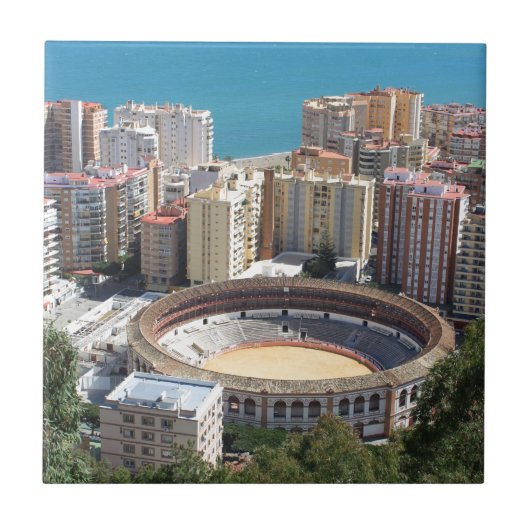 Malaga bullring tegeltje (Voorkant)