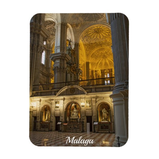 Malaga cathedraal magneet (Verticaal)