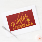 Málaga España aangepaste stickers (Envelop)