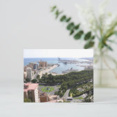 malaga-harbour-2005sep15@1623 briefkaart (Staand voorkant)