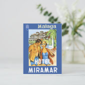 Malaga - Hotel Miramar Briefkaart (Staand voorkant)