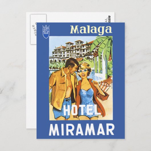 Malaga - Hotel Miramar Briefkaart (Voorkant / Achterkant)