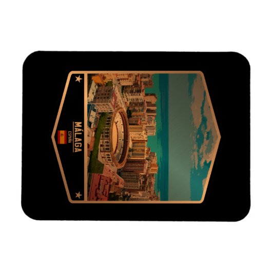 Málaga Magneet (Horizontaal)