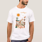 Malaga Málaga Spanje witte stad kleding T-shirt (Voorkant)