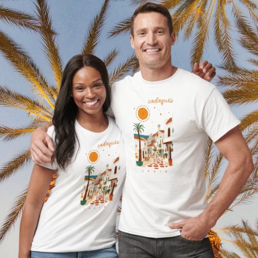 Malaga Málaga Spanje witte stad kleding T-shirt